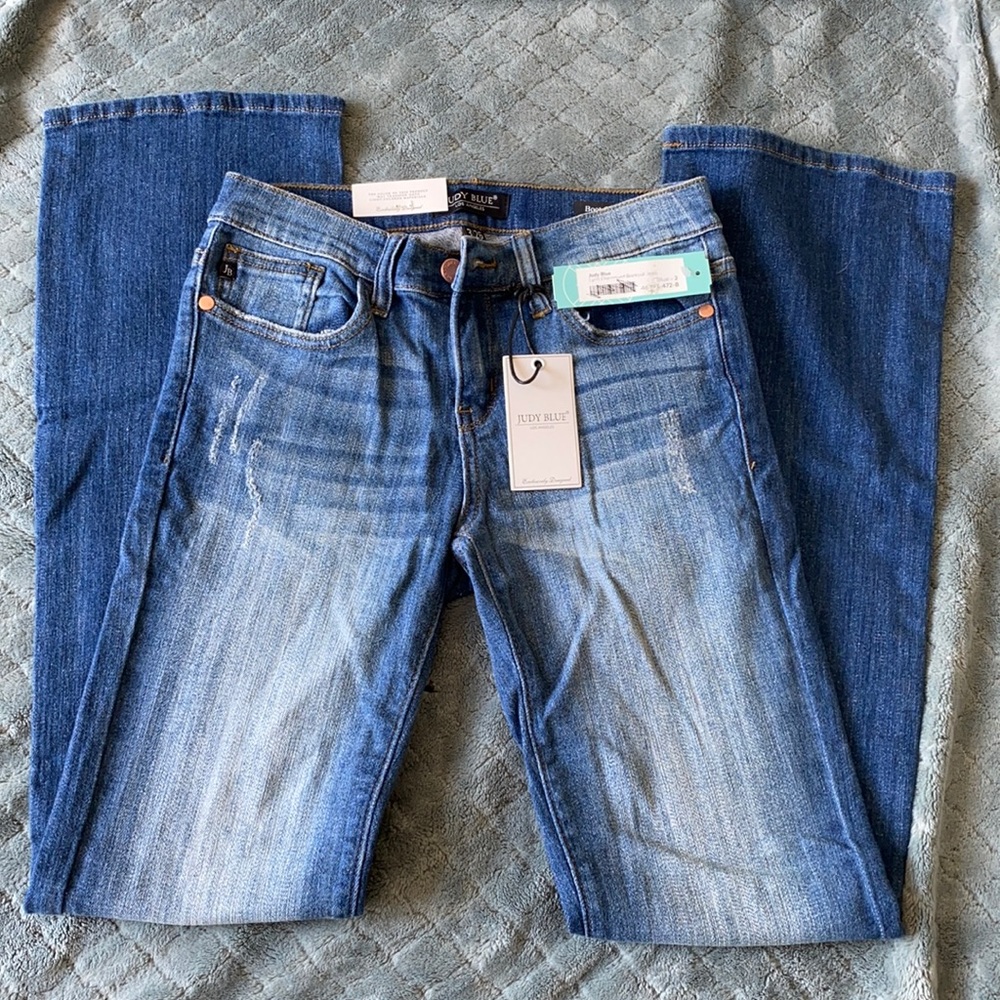 Judy Blue Boot Cut Distresses Jean NWT